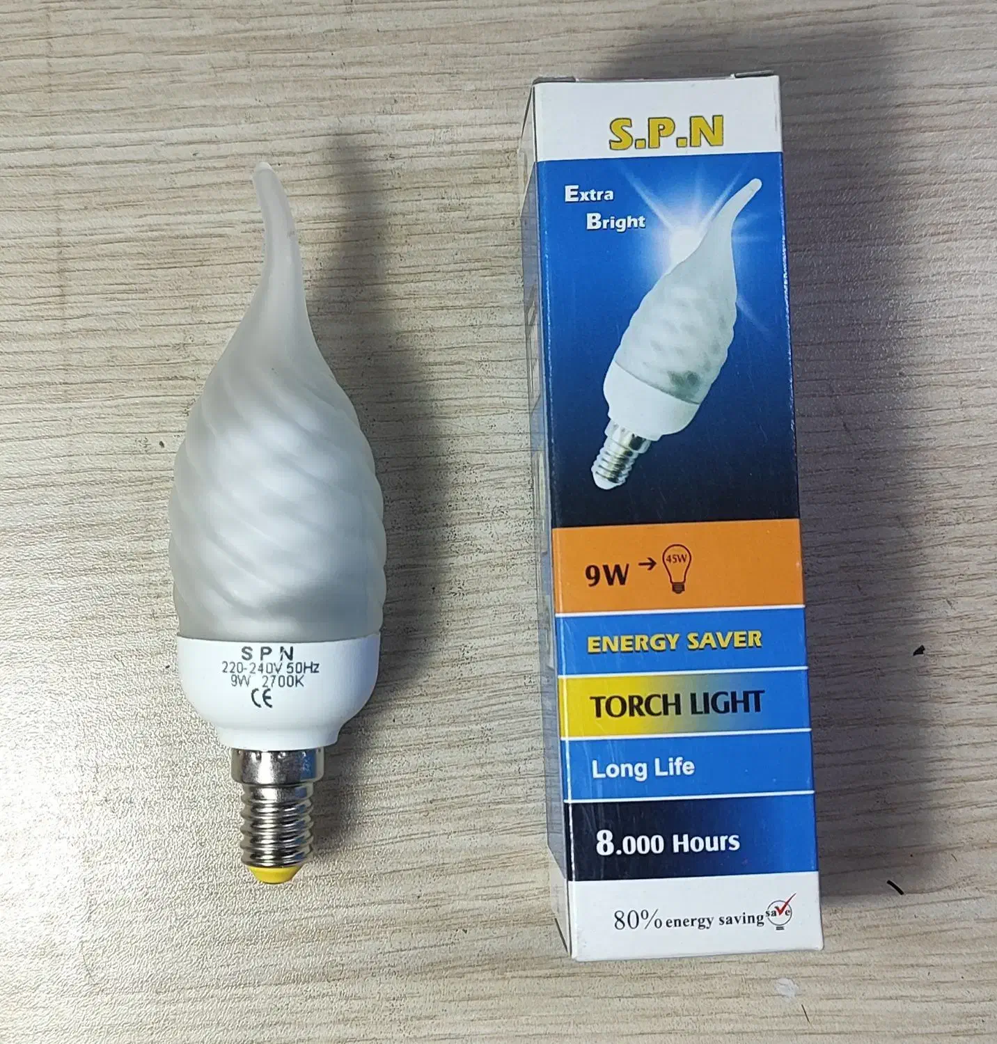 لامپ شمعی ۹ وات|لامپ و چراغ|اردبیل, |دیوار