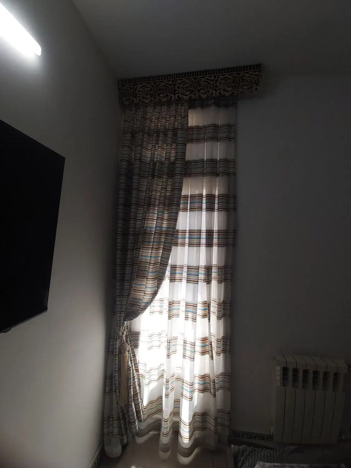 پرده اتاق خواب یا آشپزخانه|پرده، رانر، رومیزی|تهران, والفجر (افسریه)|دیوار