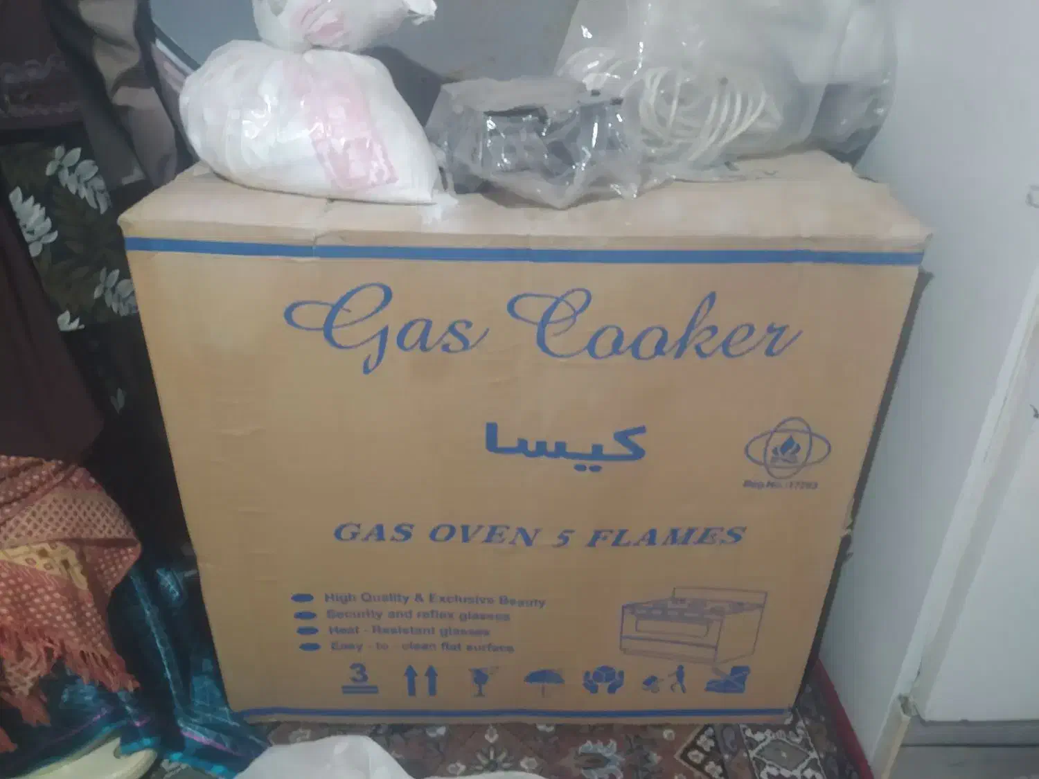 اجاق گاز ۵ شعله|اجاق گاز و لوازم برقی پخت‌وپز|خوی, |دیوار