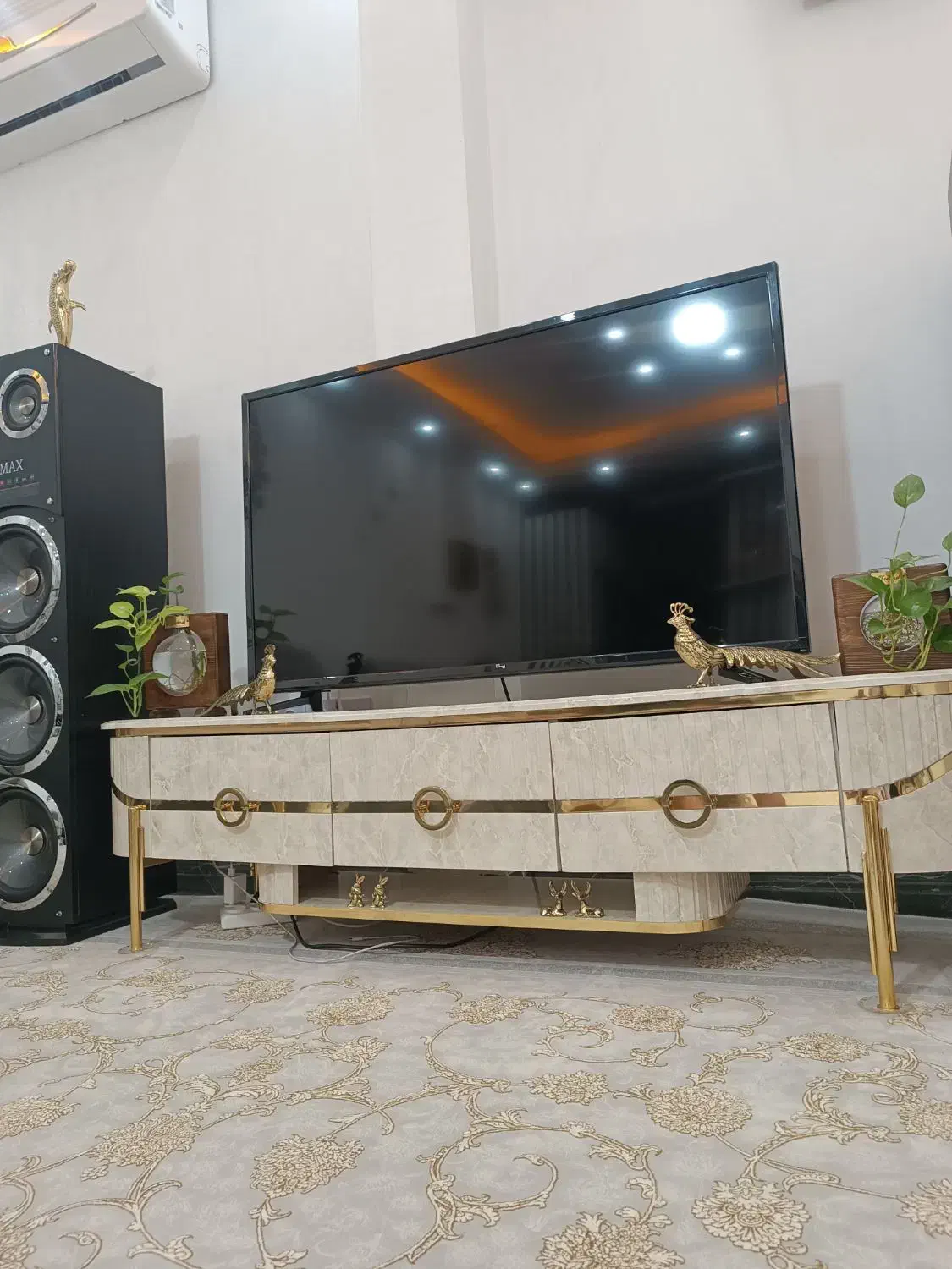 آینه وکنسول و میز تلویزیون سرامیکی|بوفه، ویترین، کنسول|پاکدشت, حصار امیر|دیوار