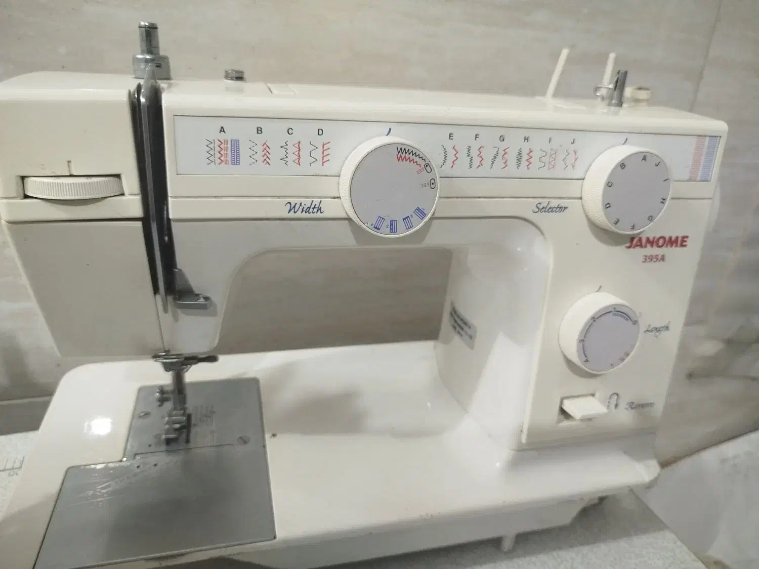 چرخ خیاطی فول کامپیوتری A4جک و چرخ ژانومه مدلA395|لوازم خیاطی و بافتنی|صباشهر, |دیوار