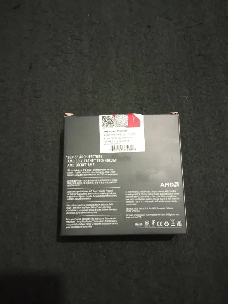 CPU AMD RYZN 7 9800 X3D باندل|قطعات و لوازم جانبی رایانه|تهران, آجودانیه|دیوار