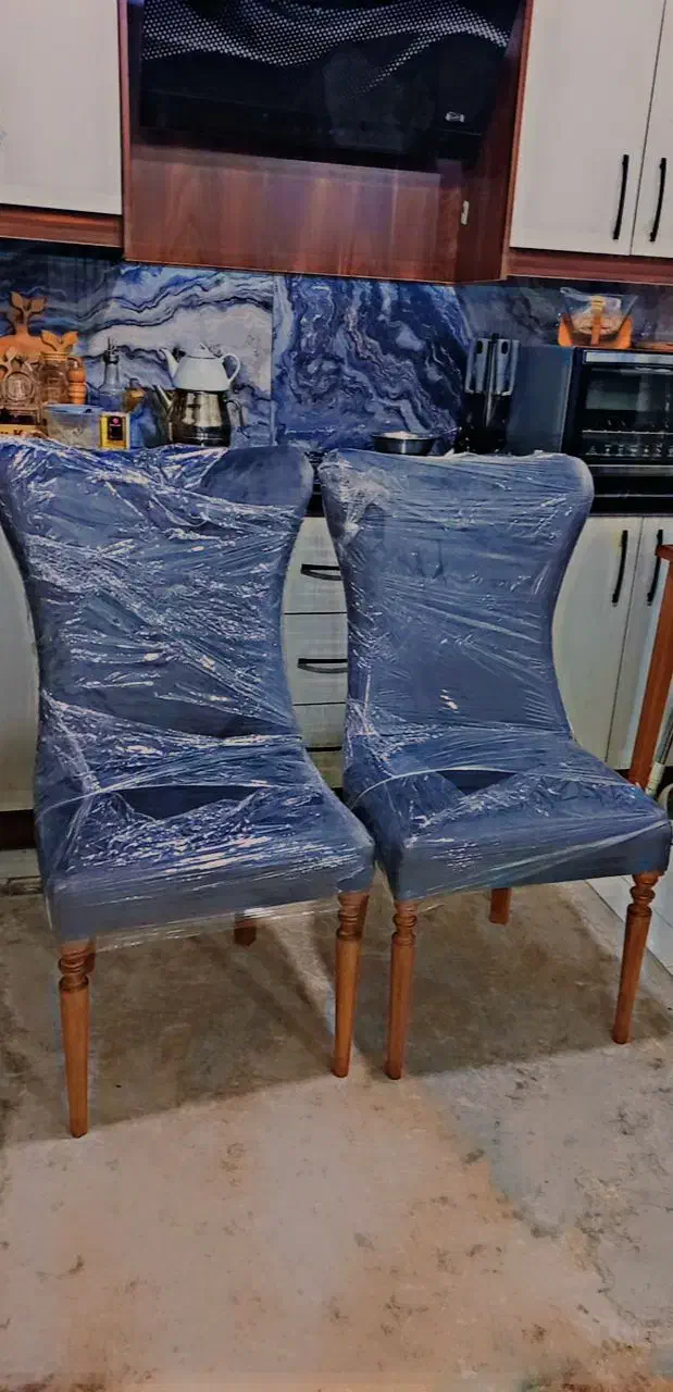 باسلام دو عدد صندلی نو هنوز استفاده نشده|میز و صندلی غذاخوری|سرولایت, |دیوار