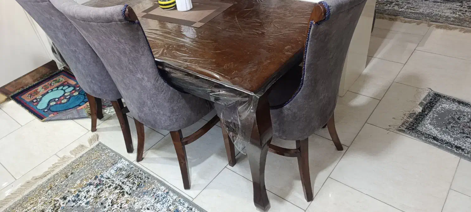 میز ناهارخوری 6نفره|میز و صندلی غذاخوری|ساری, |دیوار