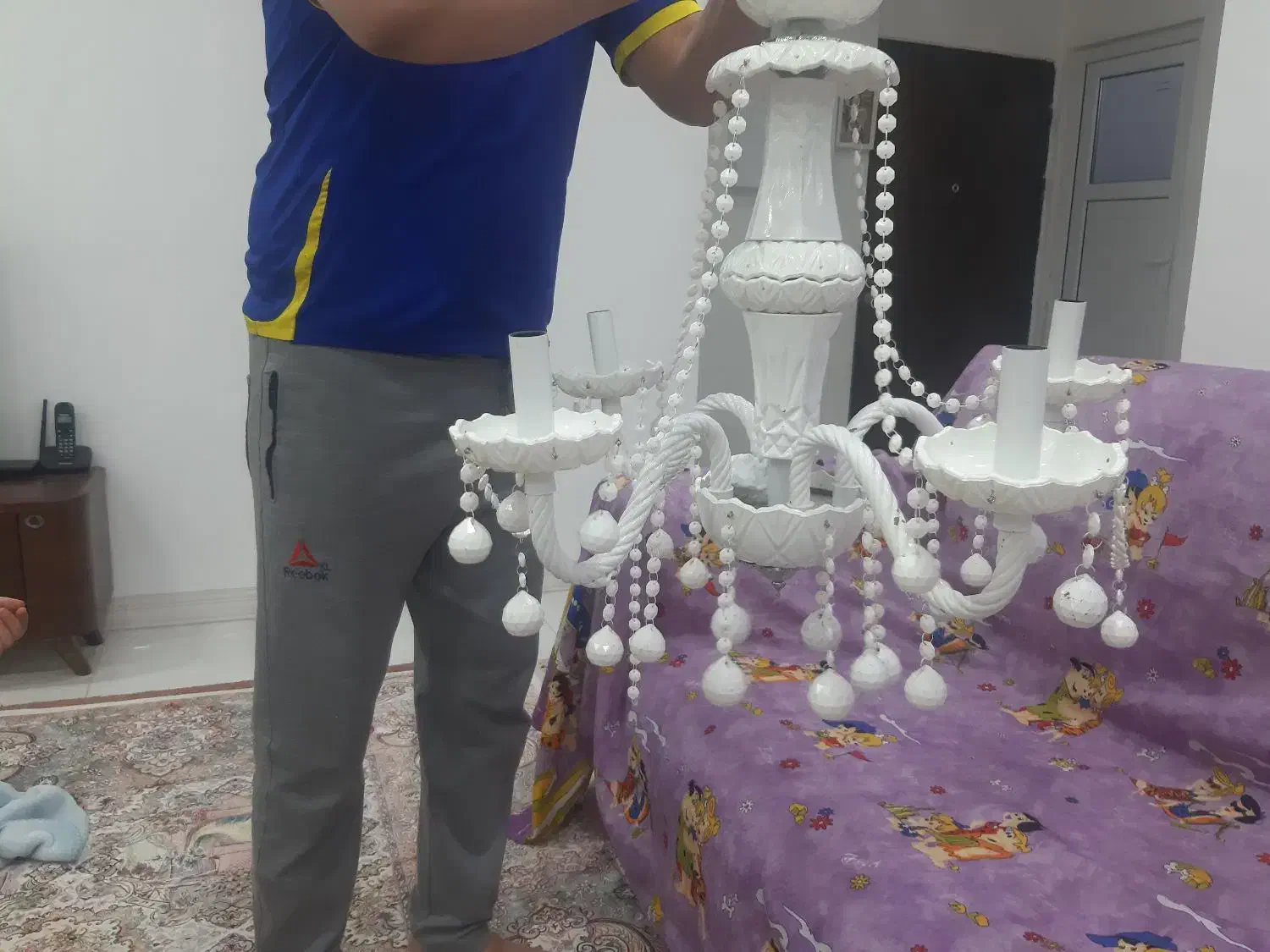 لوستر شیک|لوستر و چراغ آویز|اهواز, کوی جانبازان(دانش)|دیوار