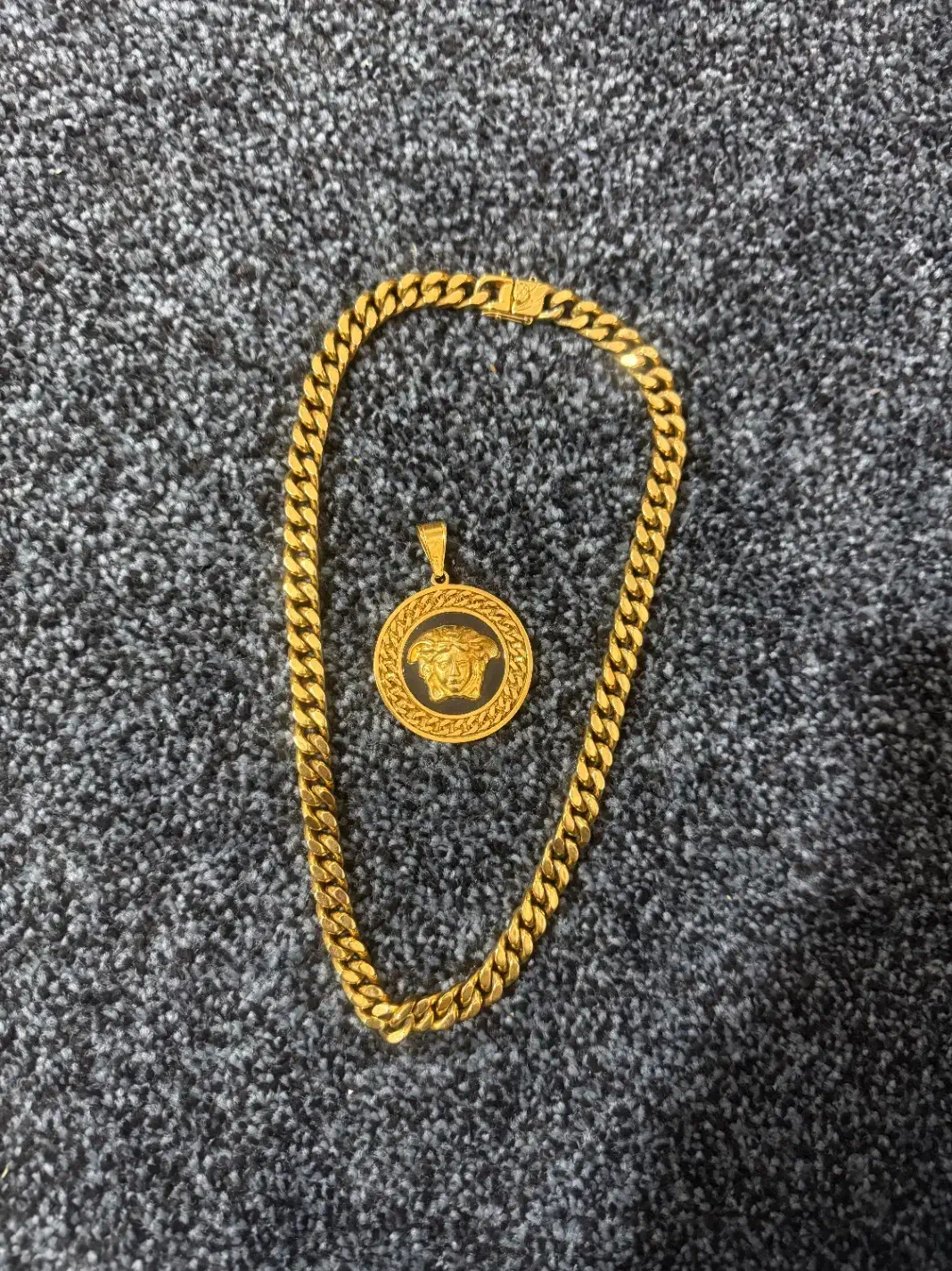 گردنبند کارتیره ۱۰ میل و پلاک مشابه اصلی طلا|بدلیجات|طارم, |دیوار