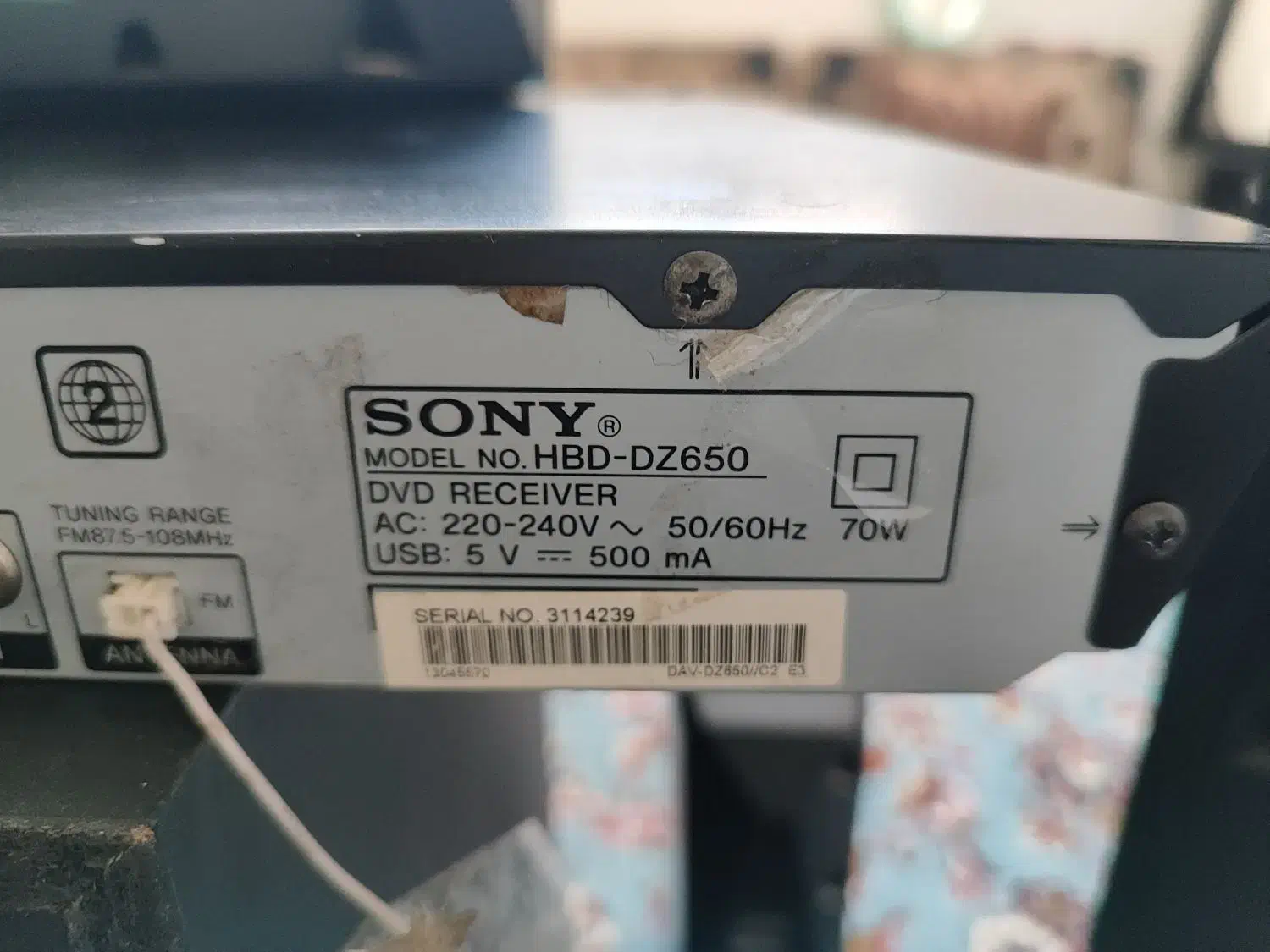 سینماخانگی سونی DZ650 بلوتوث دار|سیستم صوتی خانگی|سنندج, |دیوار