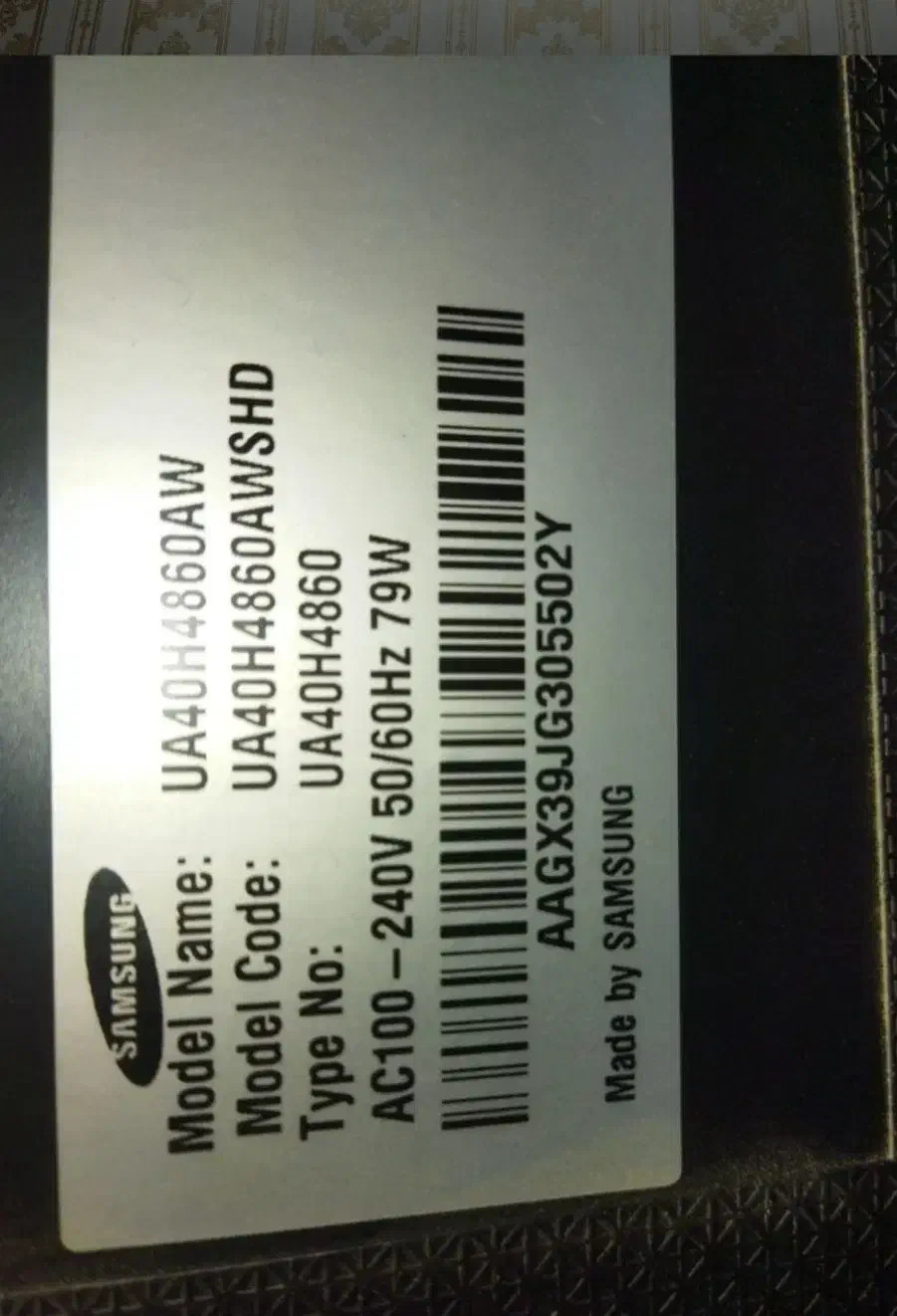 مادربرد تلویزیون سامسونگ ۴۰ اینج|تلویزیون و پروژکتور|تبریز, |دیوار