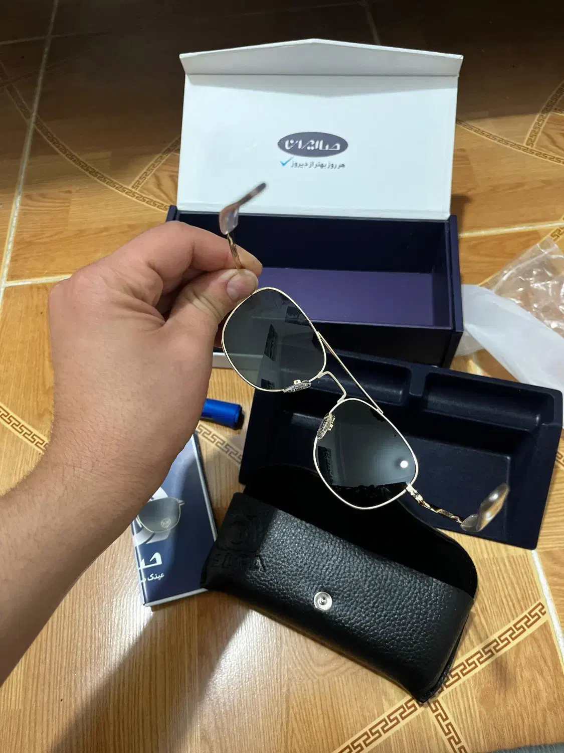 عینک خلبانی صاایران|زیورآلات و اکسسوری|اهواز, فاز ۱ پادادشهر|دیوار