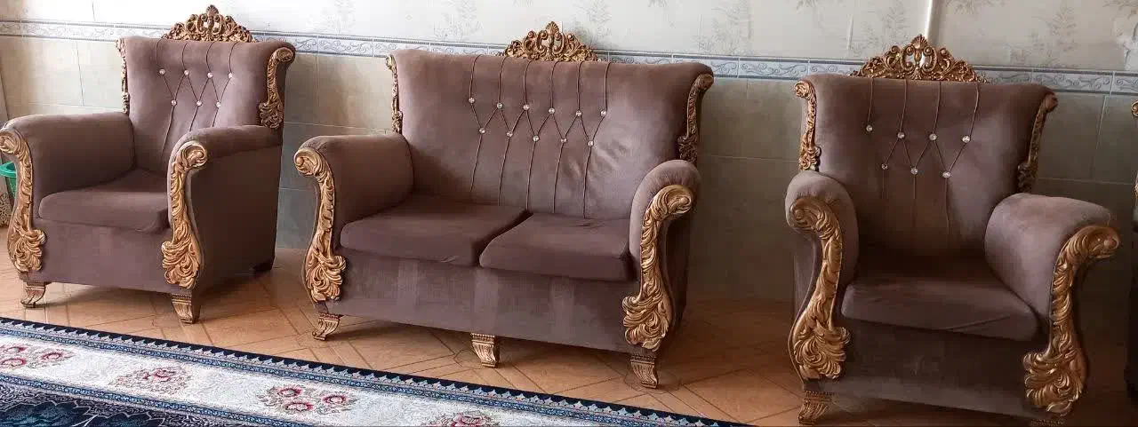 مبل‌راحتی ۷نفره|مبلمان خانگی و میز عسلی|یزد, |دیوار