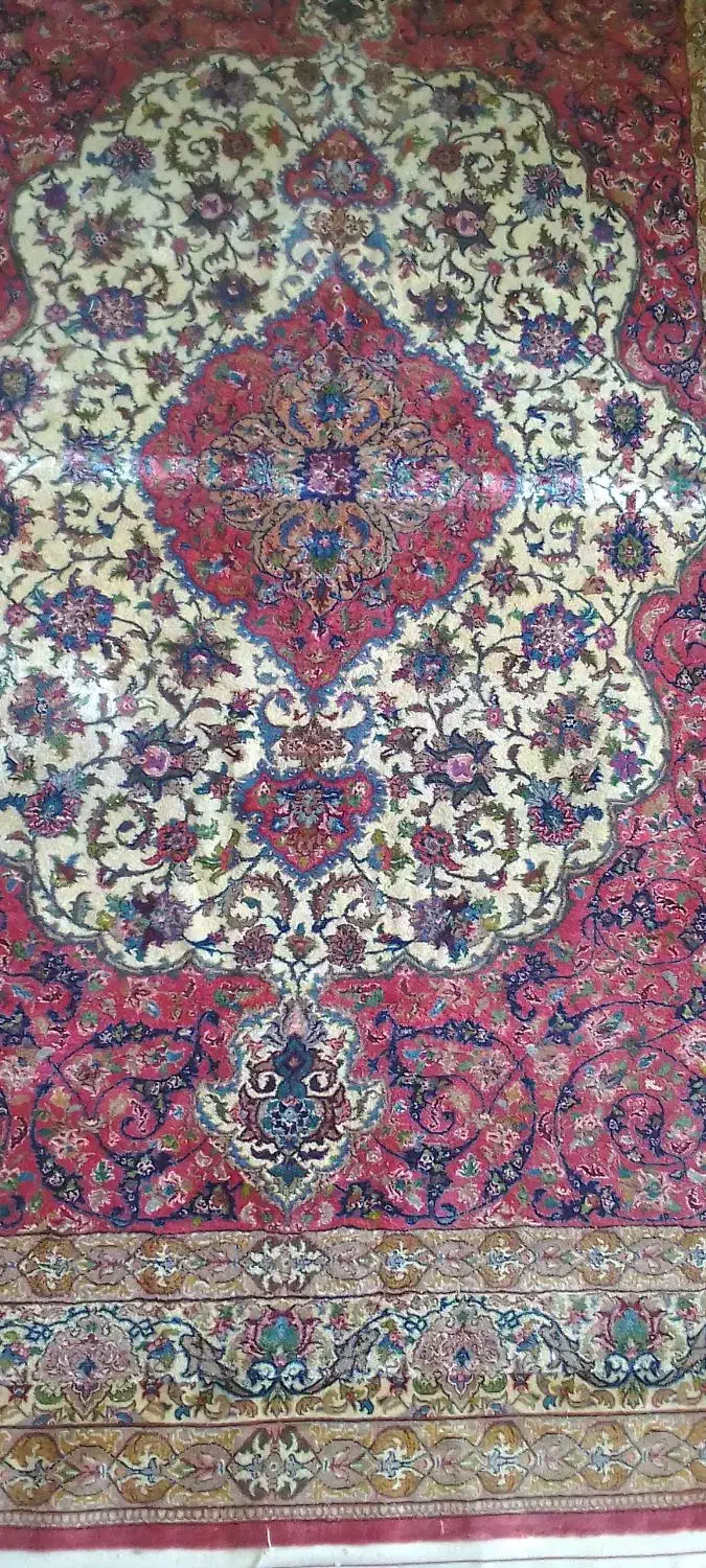 فرش ذرع و نیم و سه متری تمام ابریشم|فرش|تهران, نمایشگاه بین المللی|دیوار