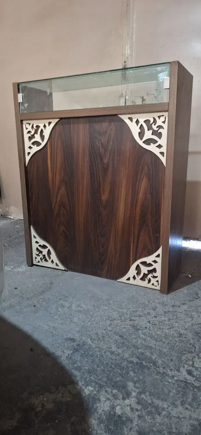 ویترین پیشخان چوبی ام دی اف|بوفه، ویترین، کنسول|تهران, زرکش|دیوار