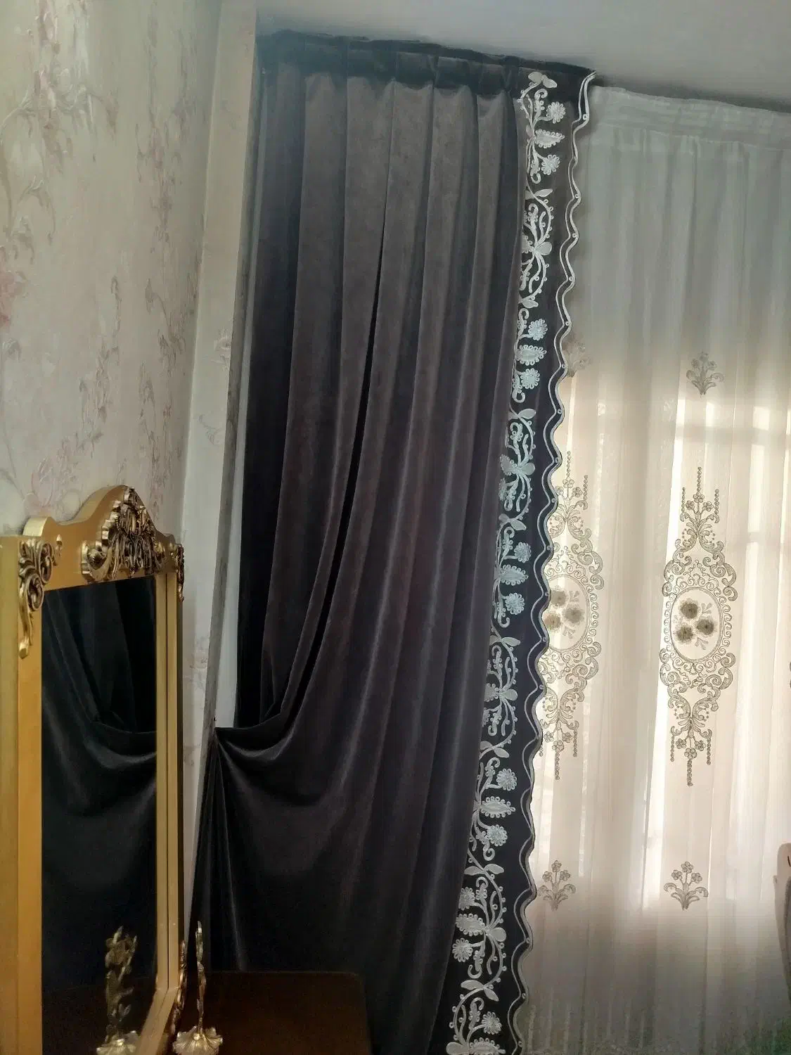 والان پرده|پرده، رانر، رومیزی|ری, ملکآباد|دیوار