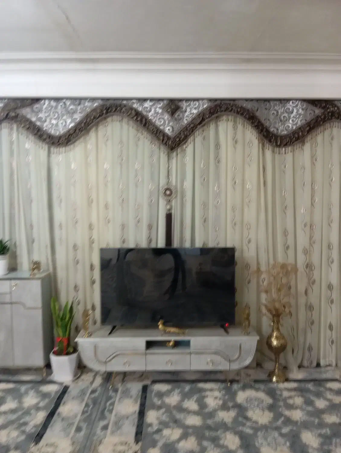 پرده|پرده، رانر، رومیزی|قم, شهید صیاد شیرازی|دیوار