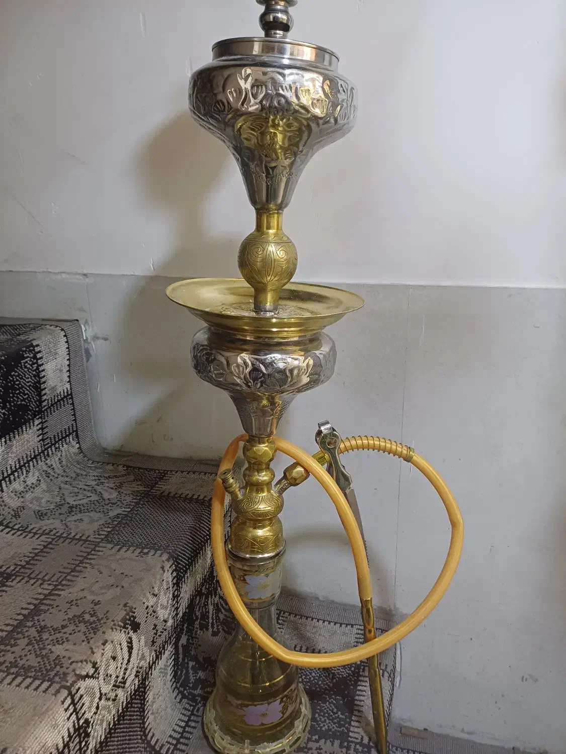 قلیان عتیقه قدیمی|کلکسیون اشیاء عتیقه|قم, زنبیل آباد|دیوار