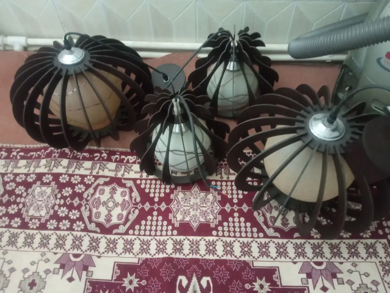 لوستر چوبی|لوستر و چراغ آویز|نیشابور, میدون بار|دیوار