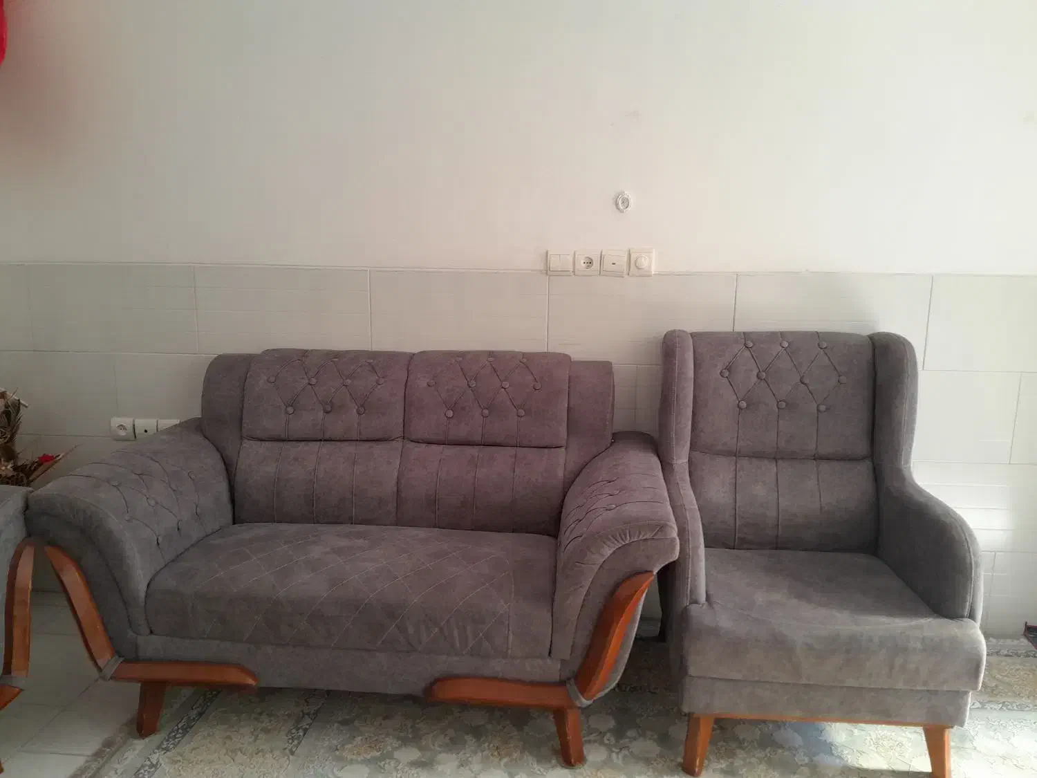 فروش مبل در حد نو|مبلمان خانگی و میز عسلی|مهریز, |دیوار