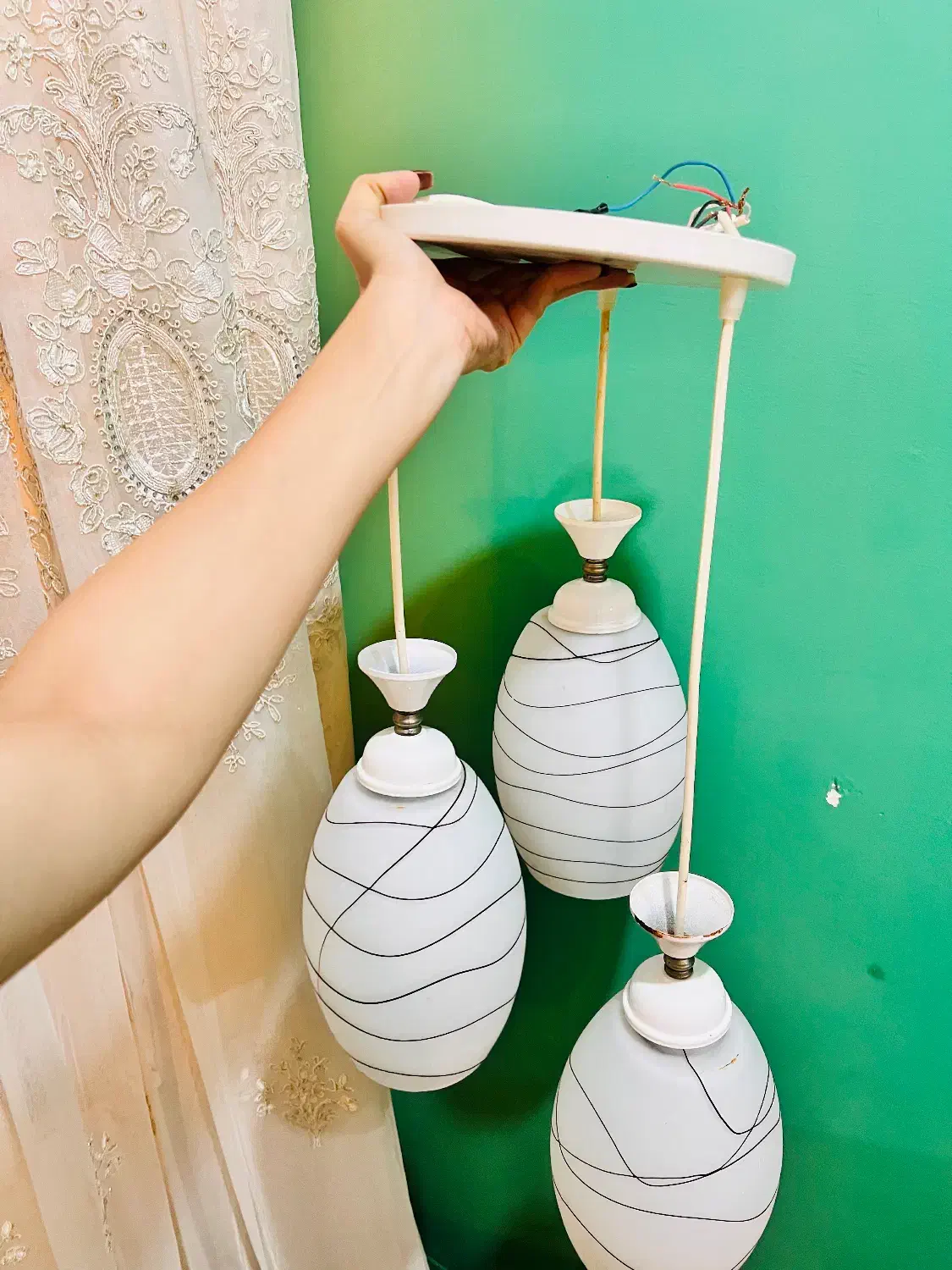 لوستر شیشه ای|لوستر و چراغ آویز|اهواز, پردیس|دیوار