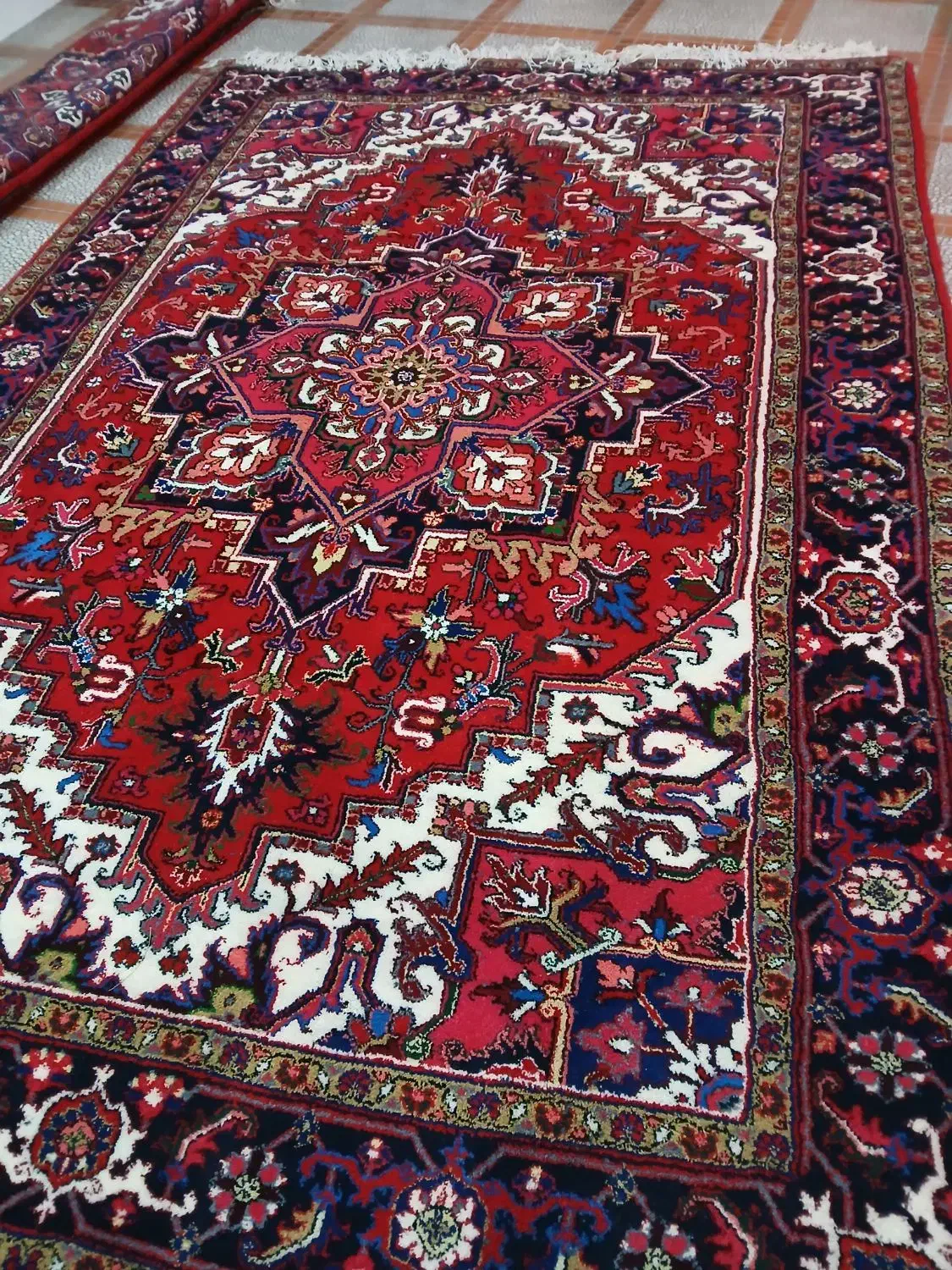 ۱جفت ۶متری دستباف هریس تاجری|فرش|تبریز, |دیوار