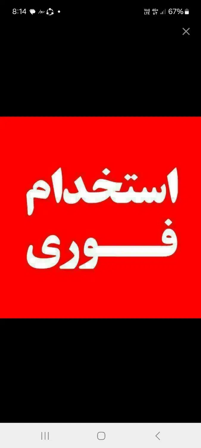 استخدام سالندار آقا یا خانم در فست فود|استخدام خدمات فروشگاه و رستوران|قزوین, |دیوار