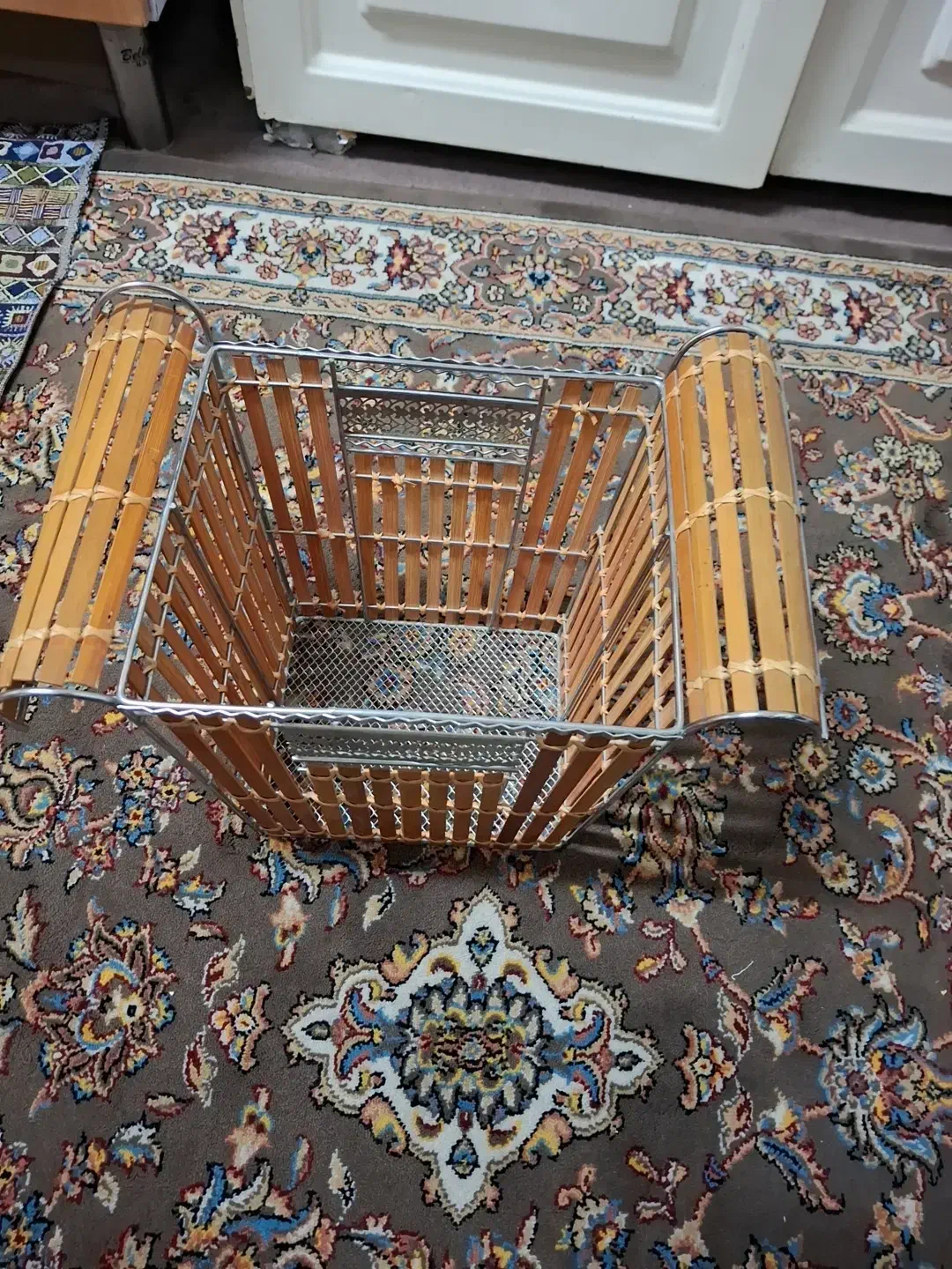 سطل اشغال حصیری طرح کلاسیک|صنایع دستی و سایر لوازم تزئینی|اسلام‌شهر, باغ فیض|دیوار
