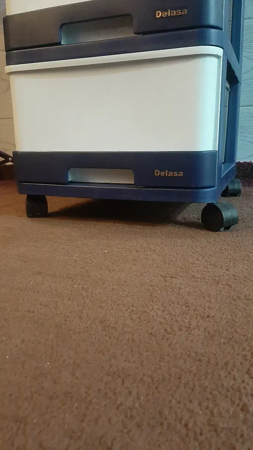 کشوی ۳ طبقه چرخ دار دلاسا|جاکفشی، کمد، دراور|آمل, |دیوار