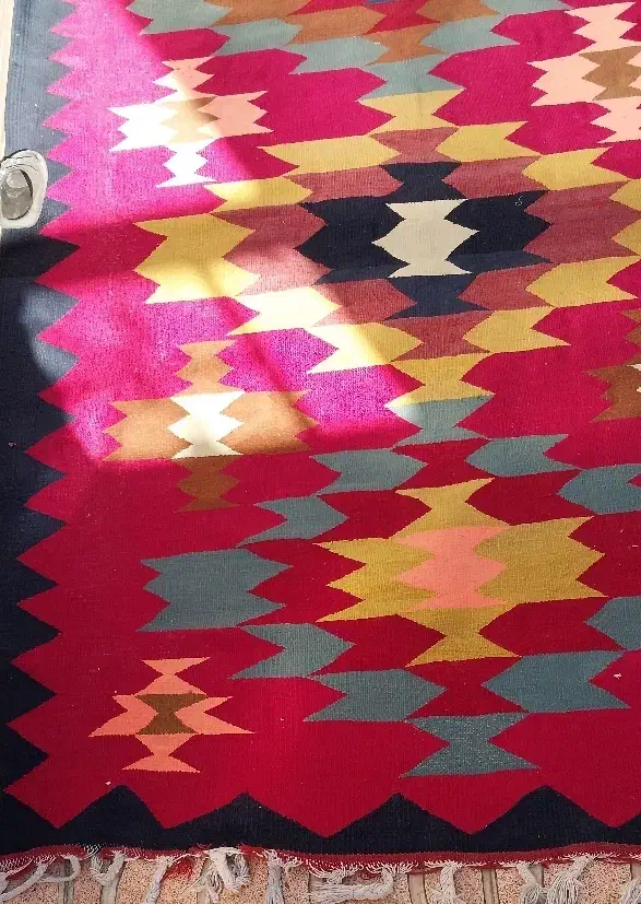 گلیم دست بافت۵متری|گلیم، جاجیم، گبه|میانه, |دیوار