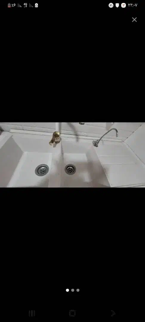 سینک سرامیکی به همراه شیر آب|مصالح و تجهیزات ساختمان|قم, نوبهار|دیوار