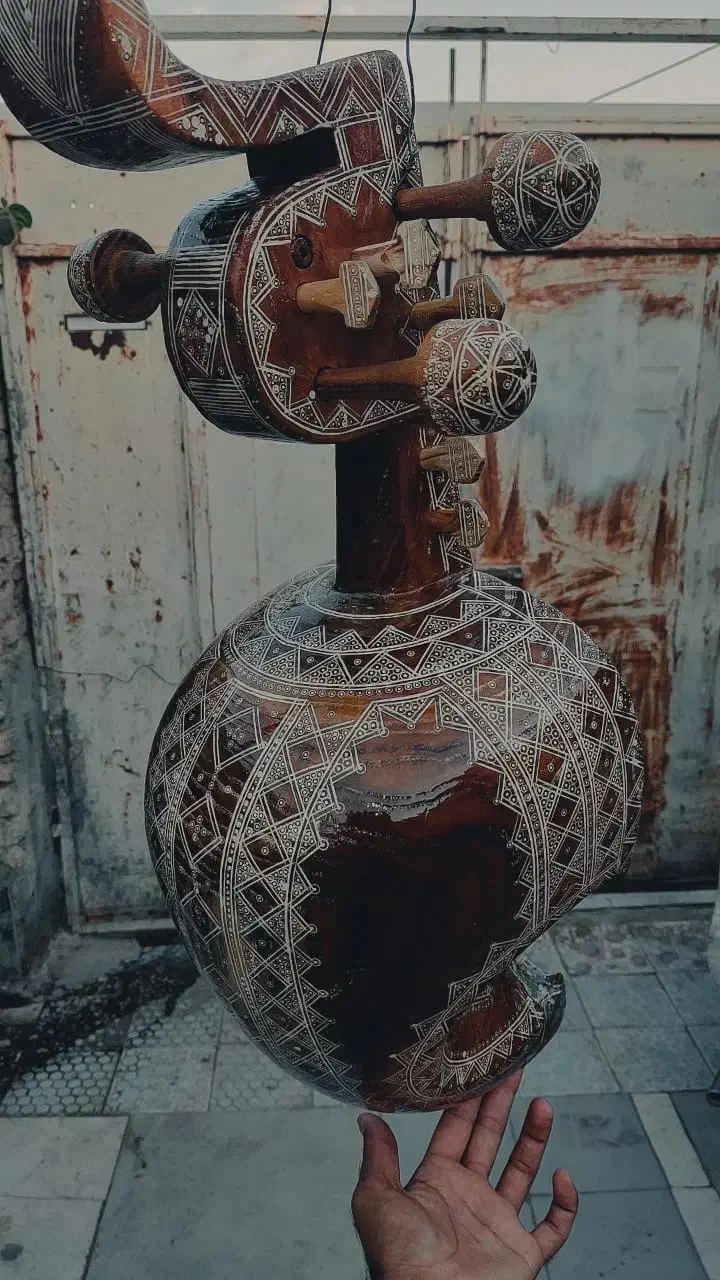 ساخت چنگ(قیچک، سروز) ازمبتدی تاپیشرفته|سازهای سنتی|بندرعباس, |دیوار