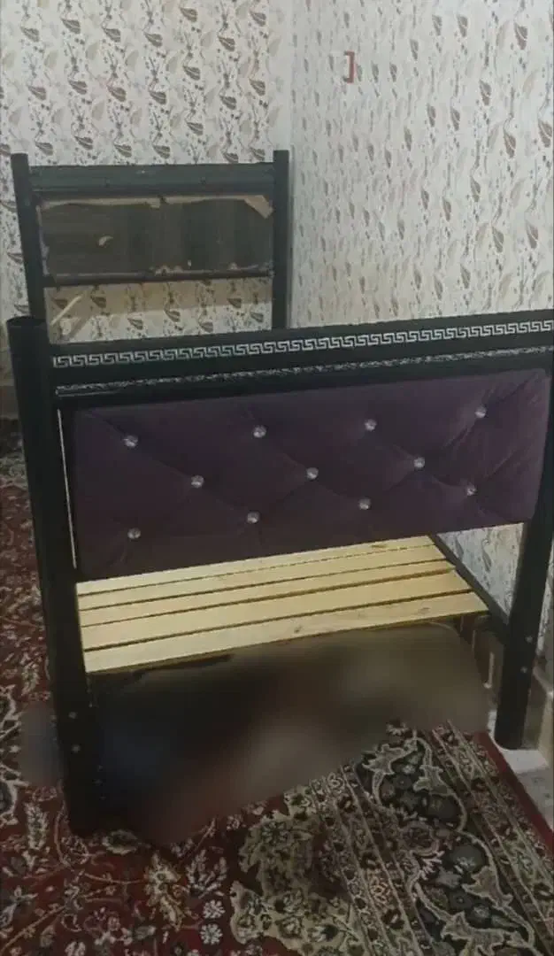 تخت نوجوان دو طبقه|تخت و سرویس خواب|شیراز, شهرک امام حسین|دیوار