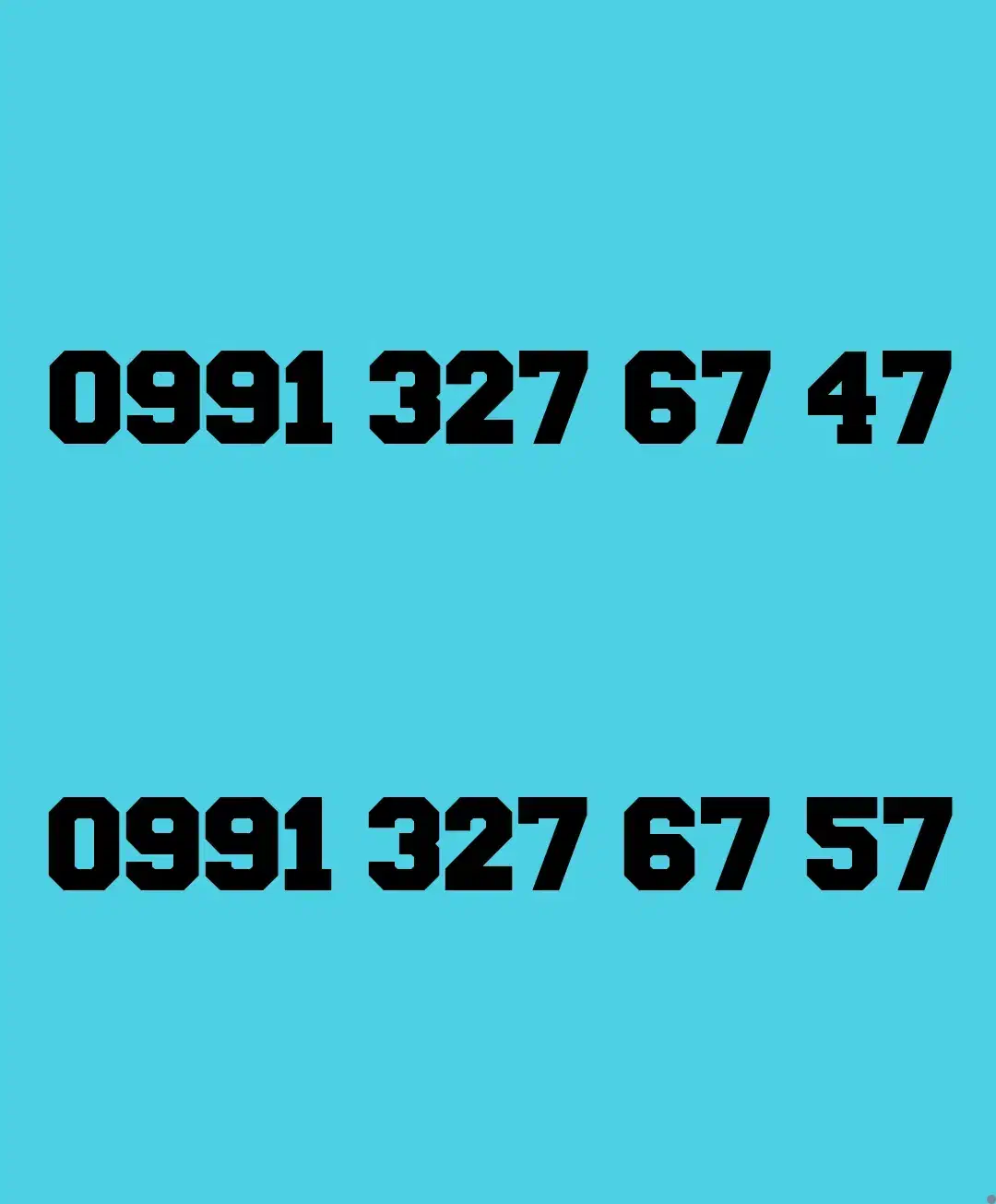 0991-327-67-47|سیم‌کارت|مشهد, نوید|دیوار