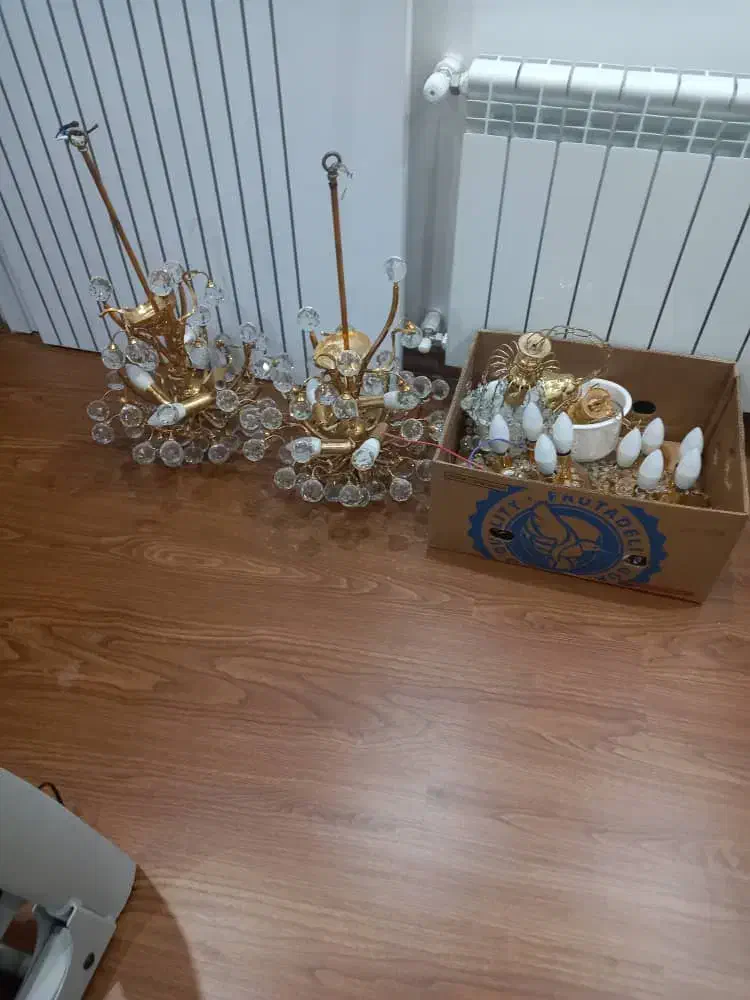 ۷ عدد لوستر در حد نو|لوستر و چراغ آویز|رشت, بلوار گیلان|دیوار