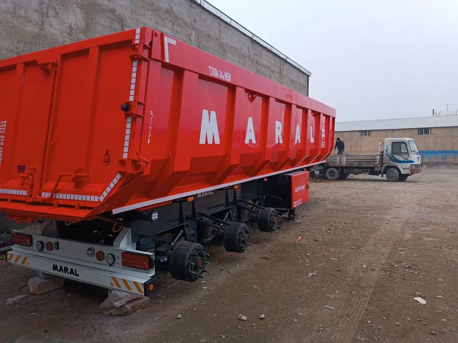 تریلی کمپرسی تیغه کانتین کفی|قطعات یدکی و لوازم جانبی|همدان, |دیوار