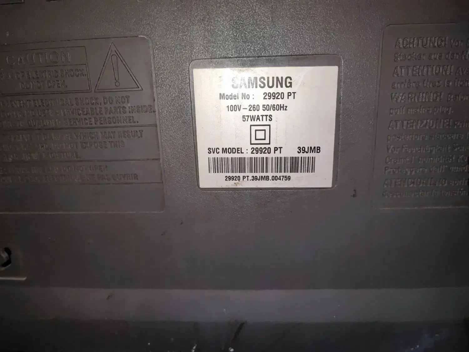 تلویزیون 29اینچ سامسونگ|تلویزیون و پروژکتور|بهبهان, |دیوار