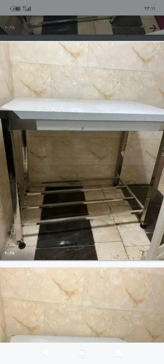 میز کار استیل آکبند|فروشگاه و مغازه|تهران, دولاب|دیوار