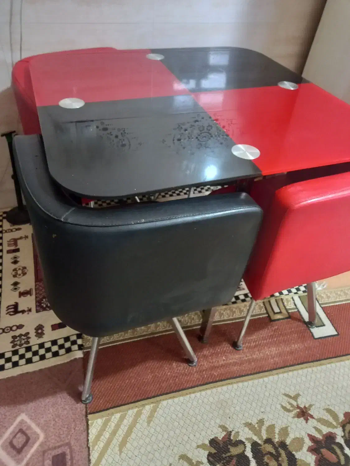 میزنهارخوری ۴نفره|میز و صندلی غذاخوری|ایلام, |دیوار