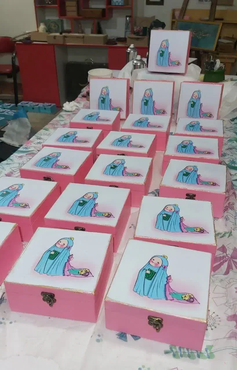 جعبه جشن تکلیف و جشن عبادت دخترانه و پسرانه|صنایع دستی و سایر لوازم تزئینی|تهران, مینابی|دیوار