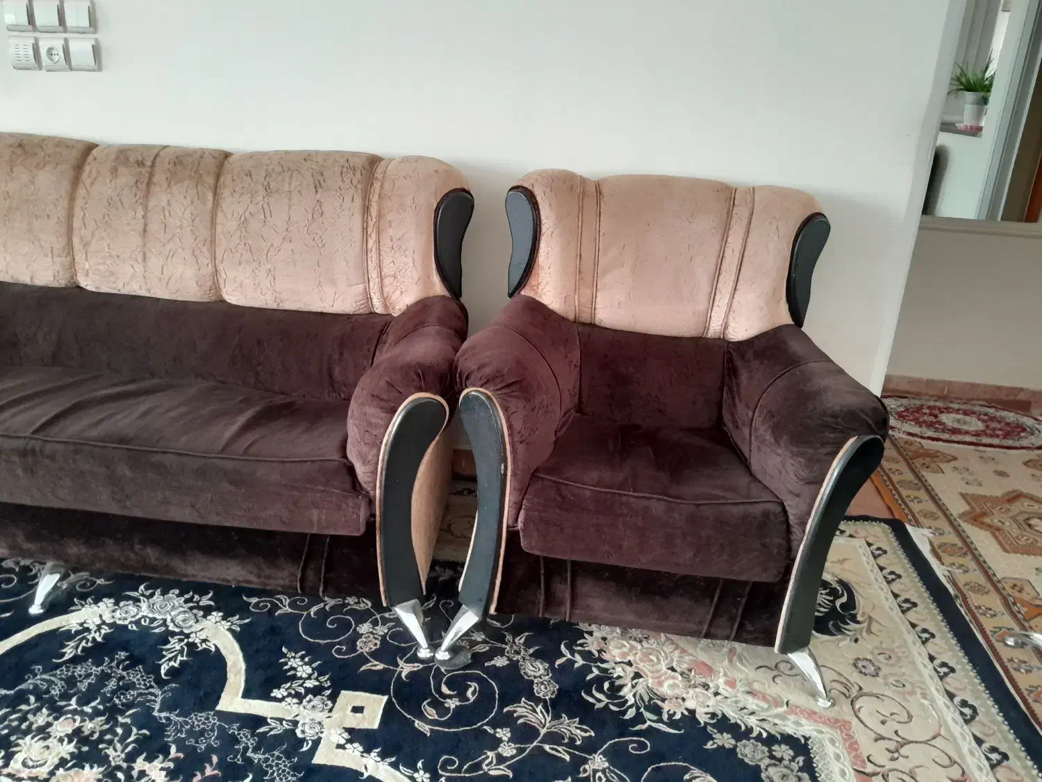 مبل هفت نفره ۱۵۰۰|مبلمان خانگی و میز عسلی|دورود, |دیوار