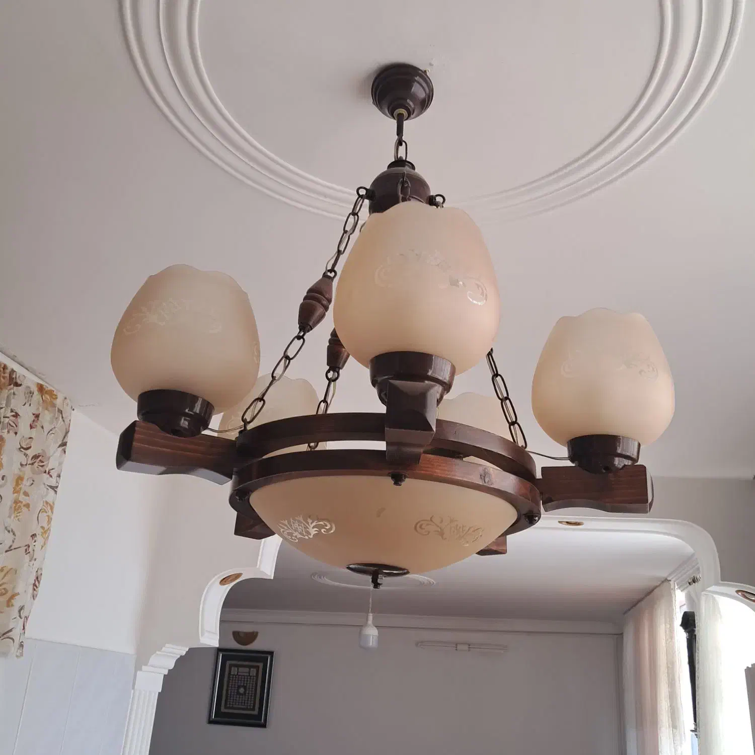 لوستر|لوستر و چراغ آویز|بیرجند, |دیوار