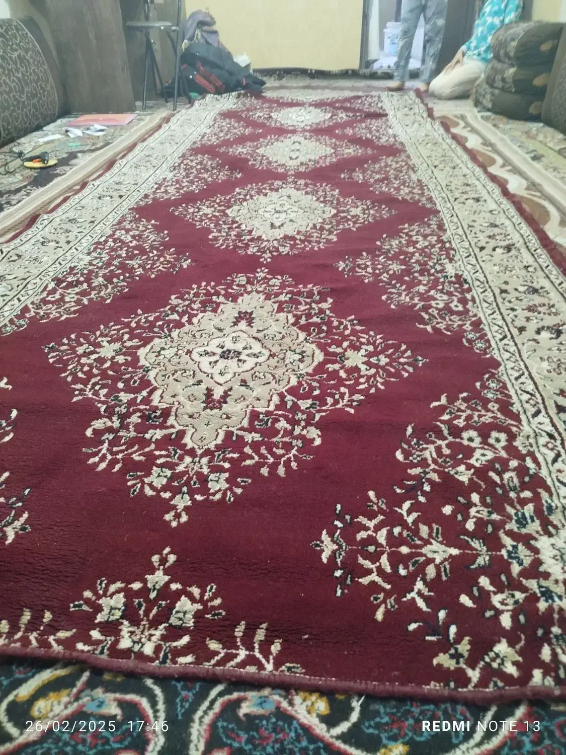 قالی|فرش|شیراز, کوشک میدان|دیوار