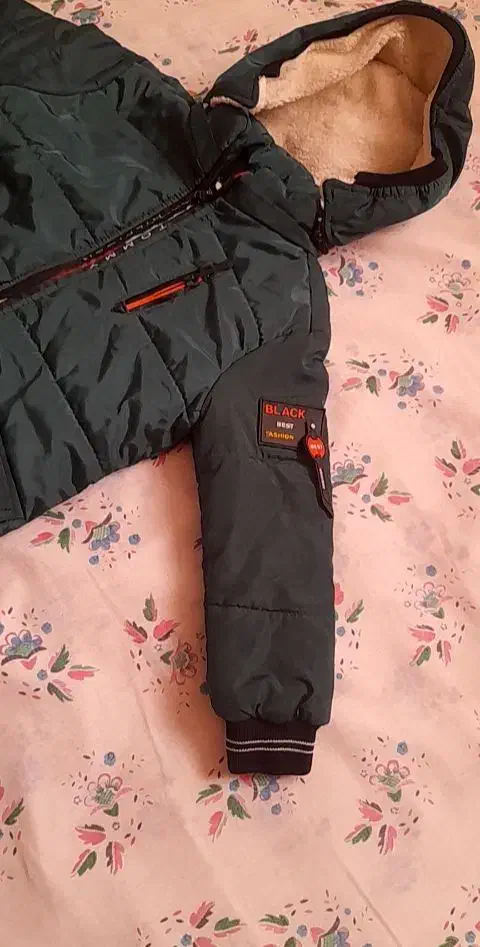 کاپشن پسرانه سبزسایز ۳|کفش و لباس بچه|مهدی شهر, |دیوار