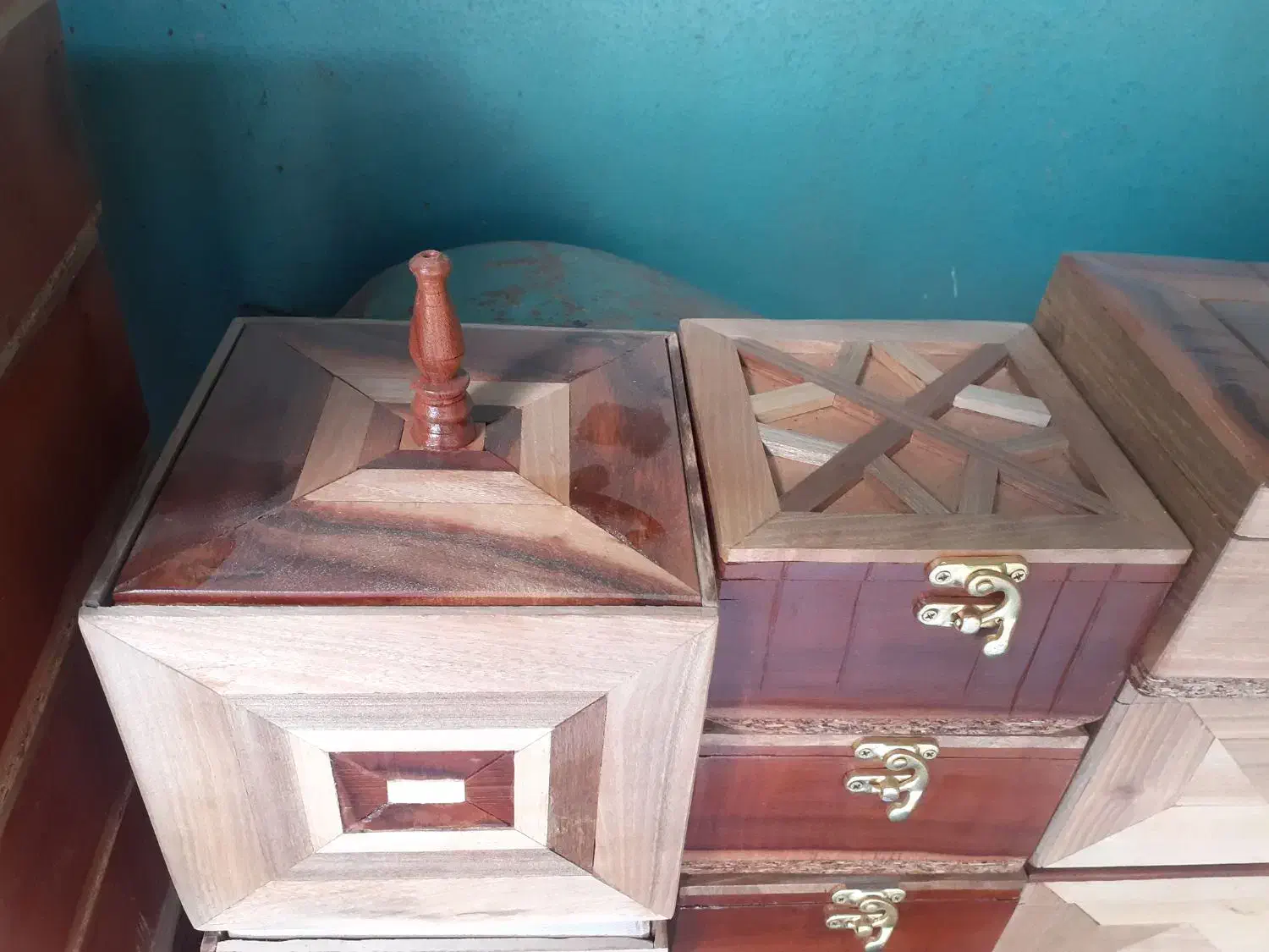 صندوقچه چوبی|صنایع دستی و سایر لوازم تزئینی|کرمانشاه, |دیوار