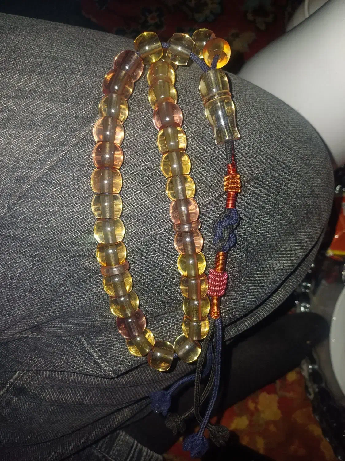 تسبیح سندلوس قدیمی بو دار خوشگل ۳۵ عدد|جواهرات|اسدآباد, |دیوار