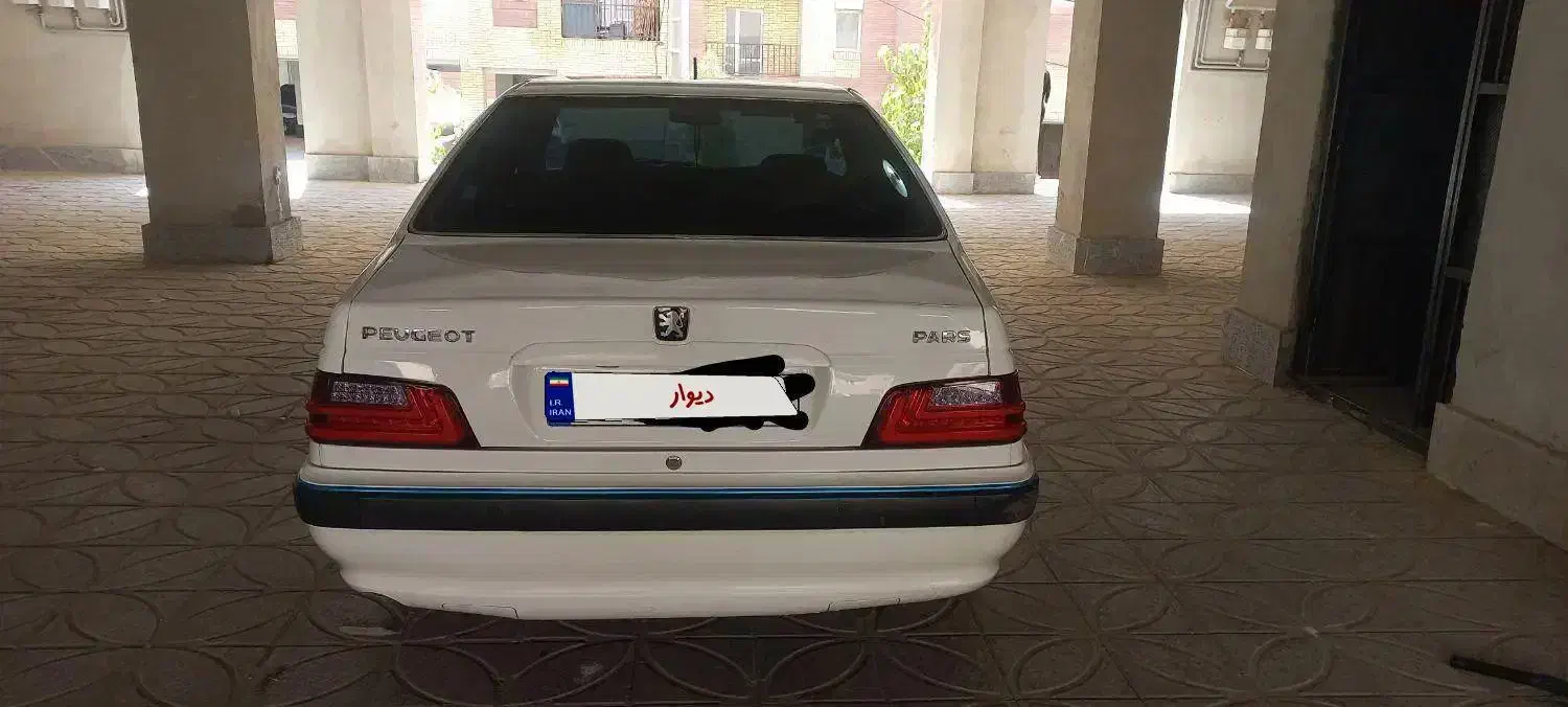 پژو پارس سفید|خودرو سواری و وانت|سقز, |دیوار