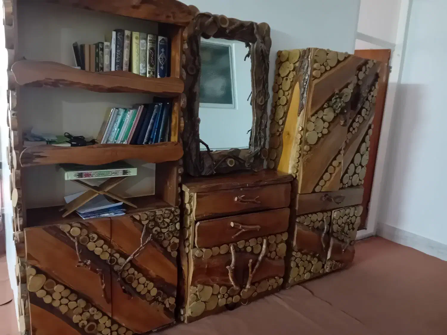 کمدلباس کتابخونه دراور|جاکفشی، کمد، دراور|قم, زنبیل آباد|دیوار