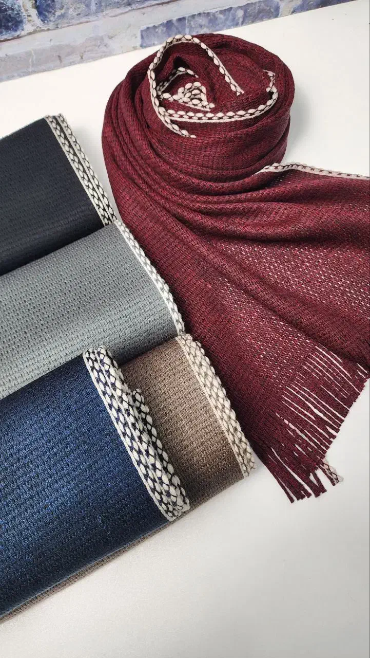 شال بافت حاشیه حصیری|لباس|لار, |دیوار