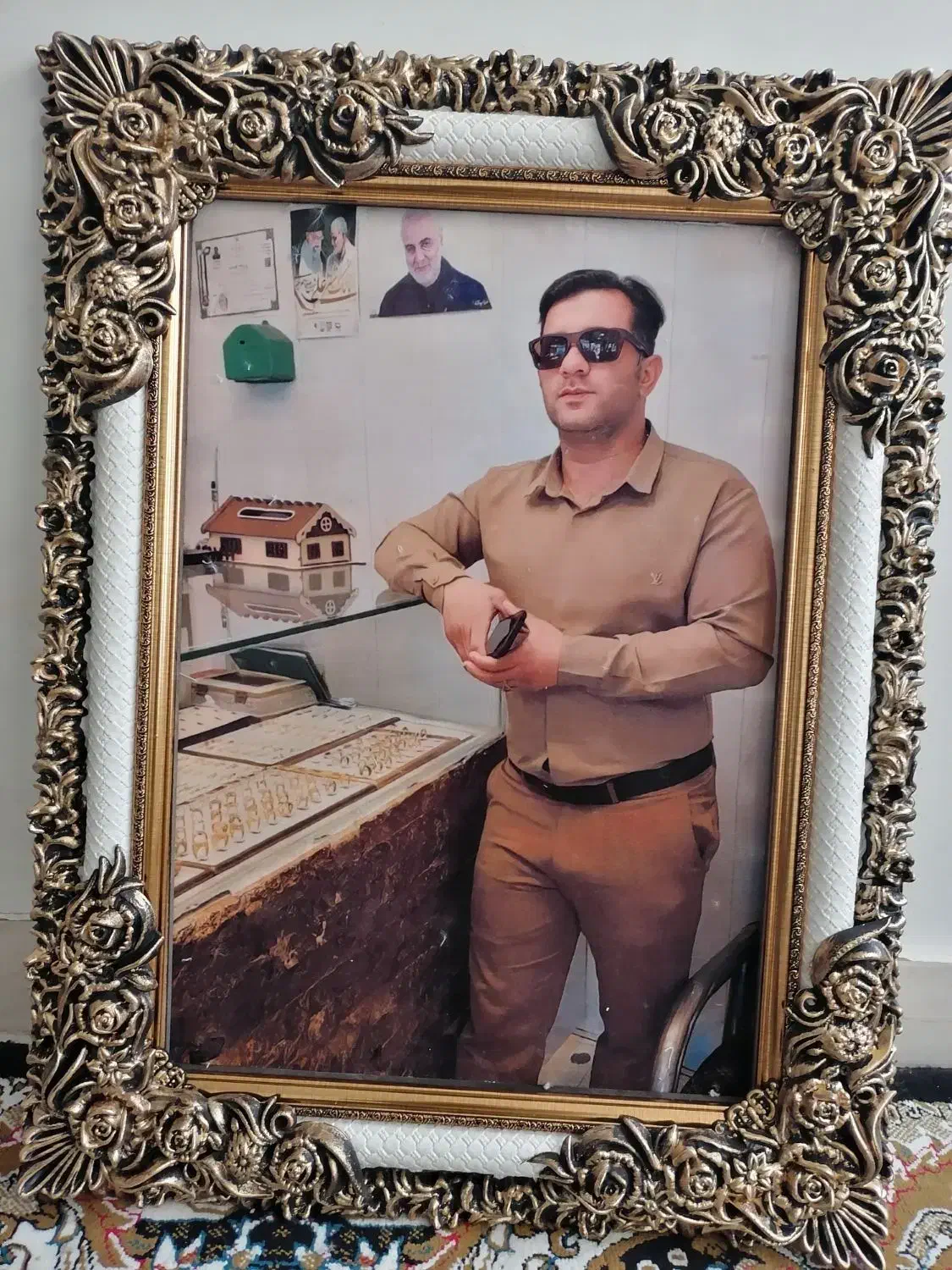 چاپ عکس شخصی شما بر روی فرش|تابلو فرش|اردبیل, |دیوار