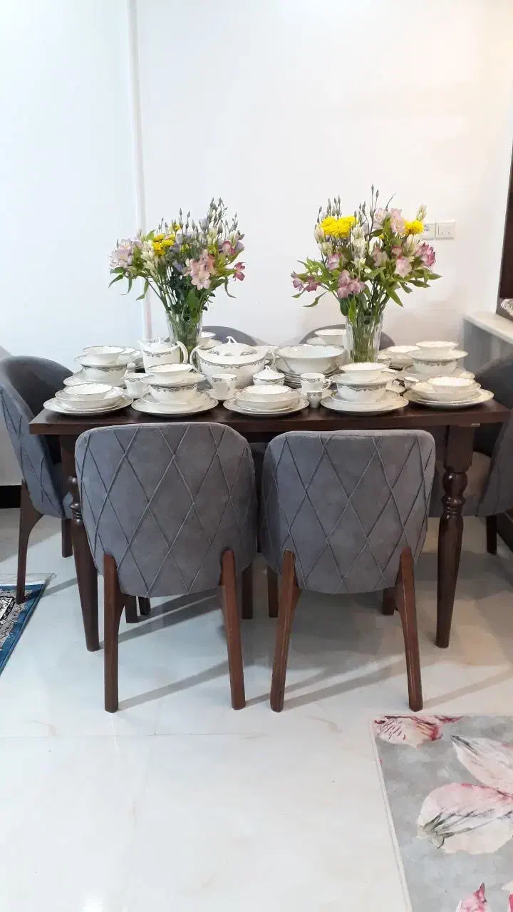 فروش میز ناهارخوری۶ نفره|میز و صندلی غذاخوری|گرمسار, |دیوار