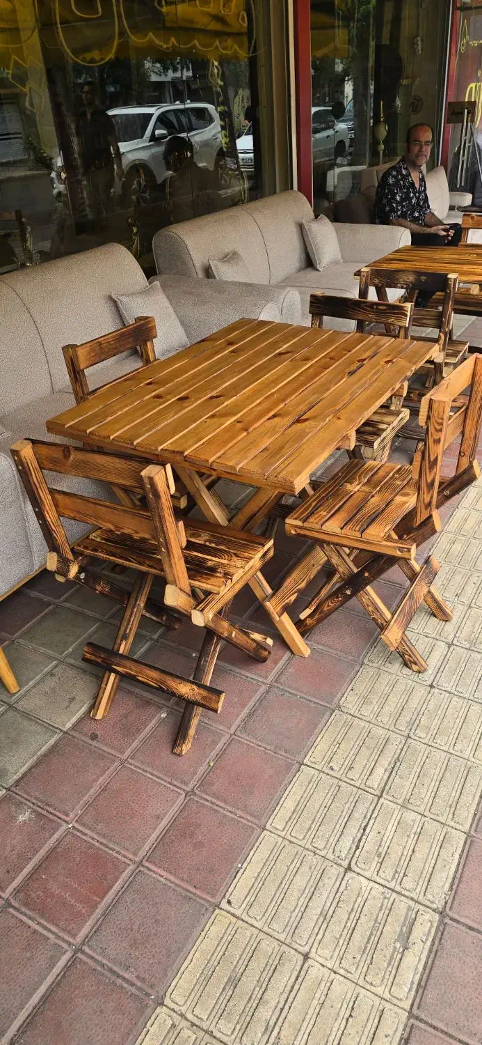 ست تاشو میز ناهارخوری مبل مجلسی|میز و صندلی غذاخوری|رشت, رودبارتان|دیوار