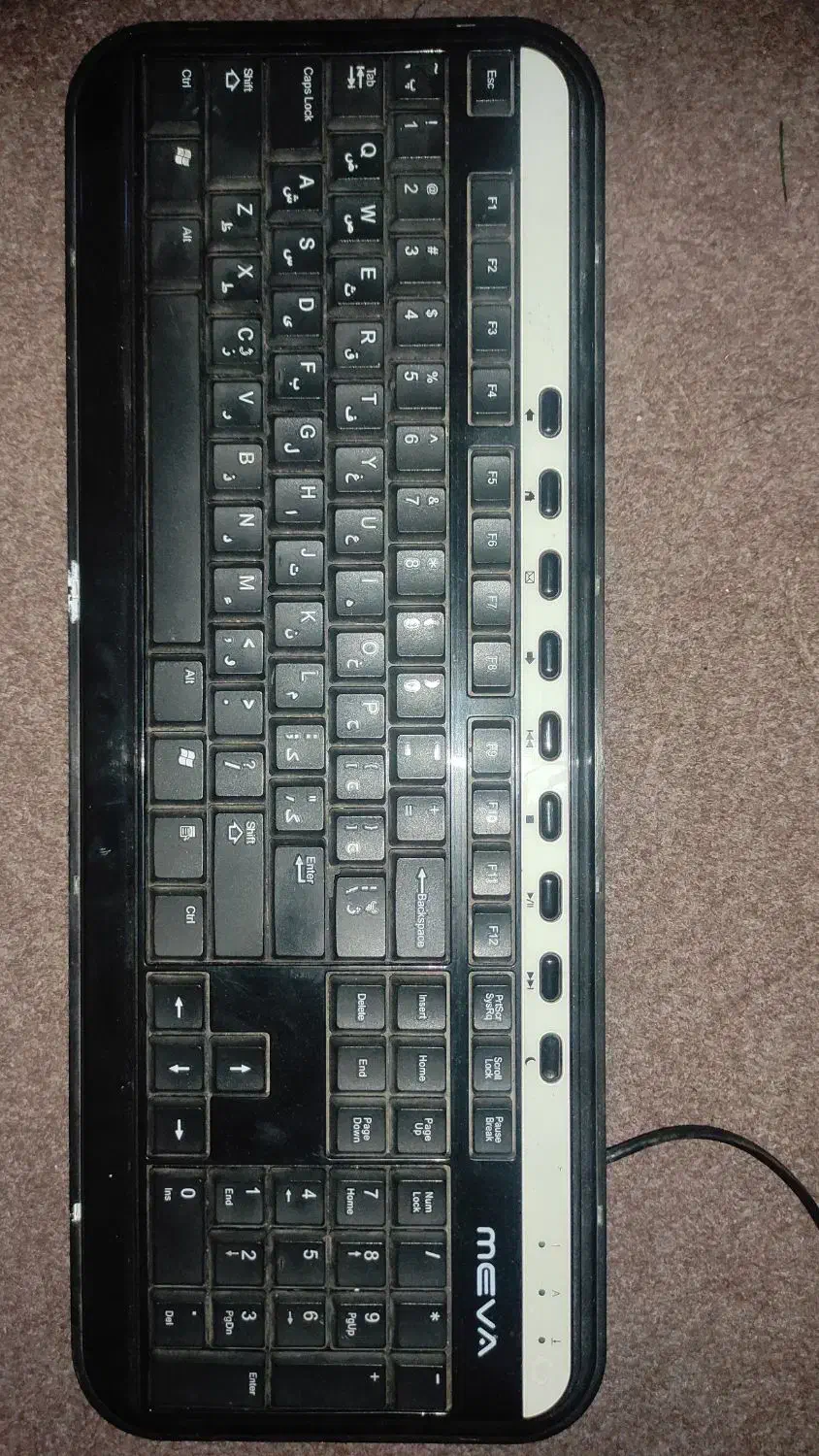 کیبورد سیمی meva|قطعات و لوازم جانبی رایانه|ارومیه, |دیوار